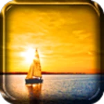 sunset live wallpaper android application logo